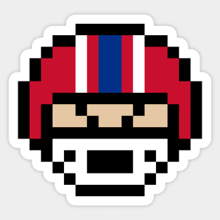 8-Bit Helmet - Buffalo (Throwbacks) Sticker